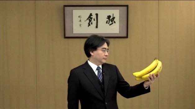 Enormous, banana-shaped shoes.